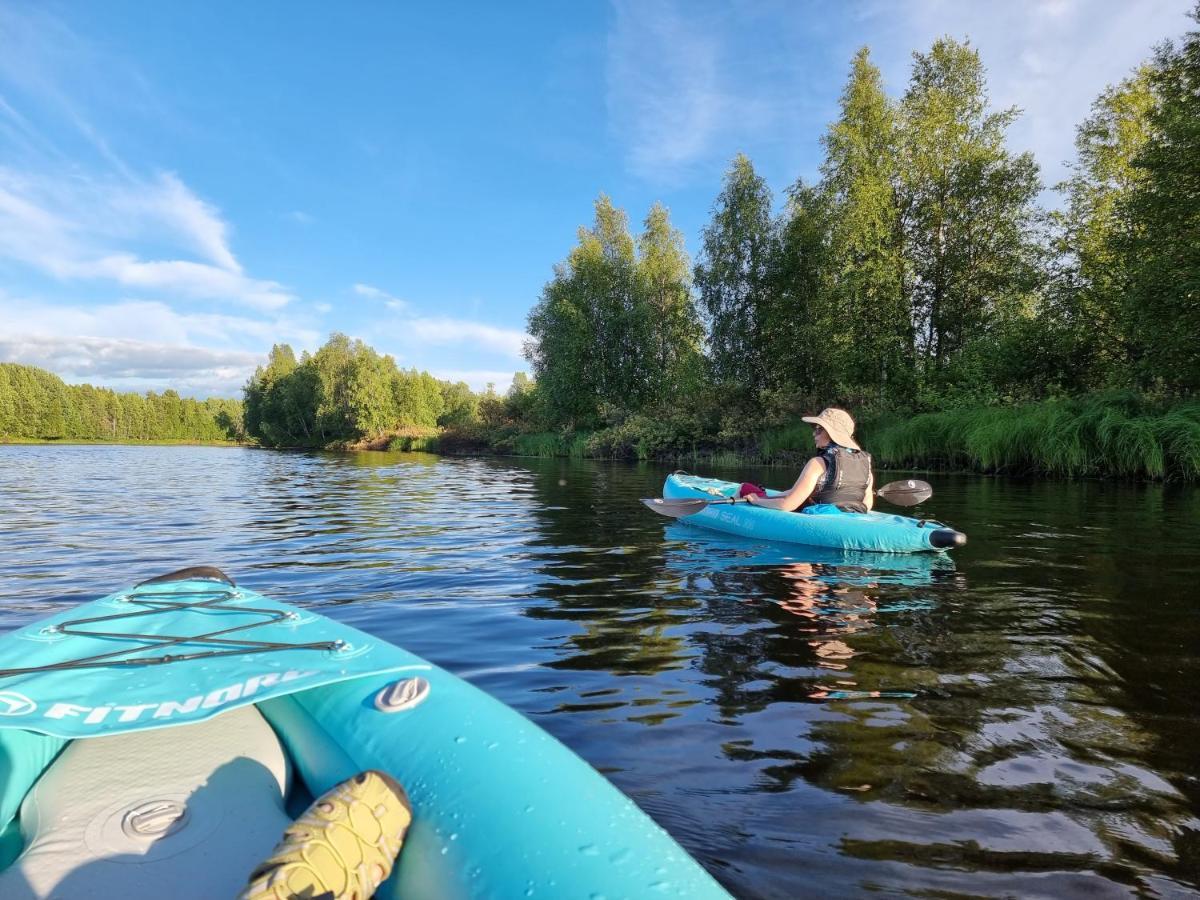 Wanha Kunnantalo Apartment Pudasjarvi Bagian luar foto