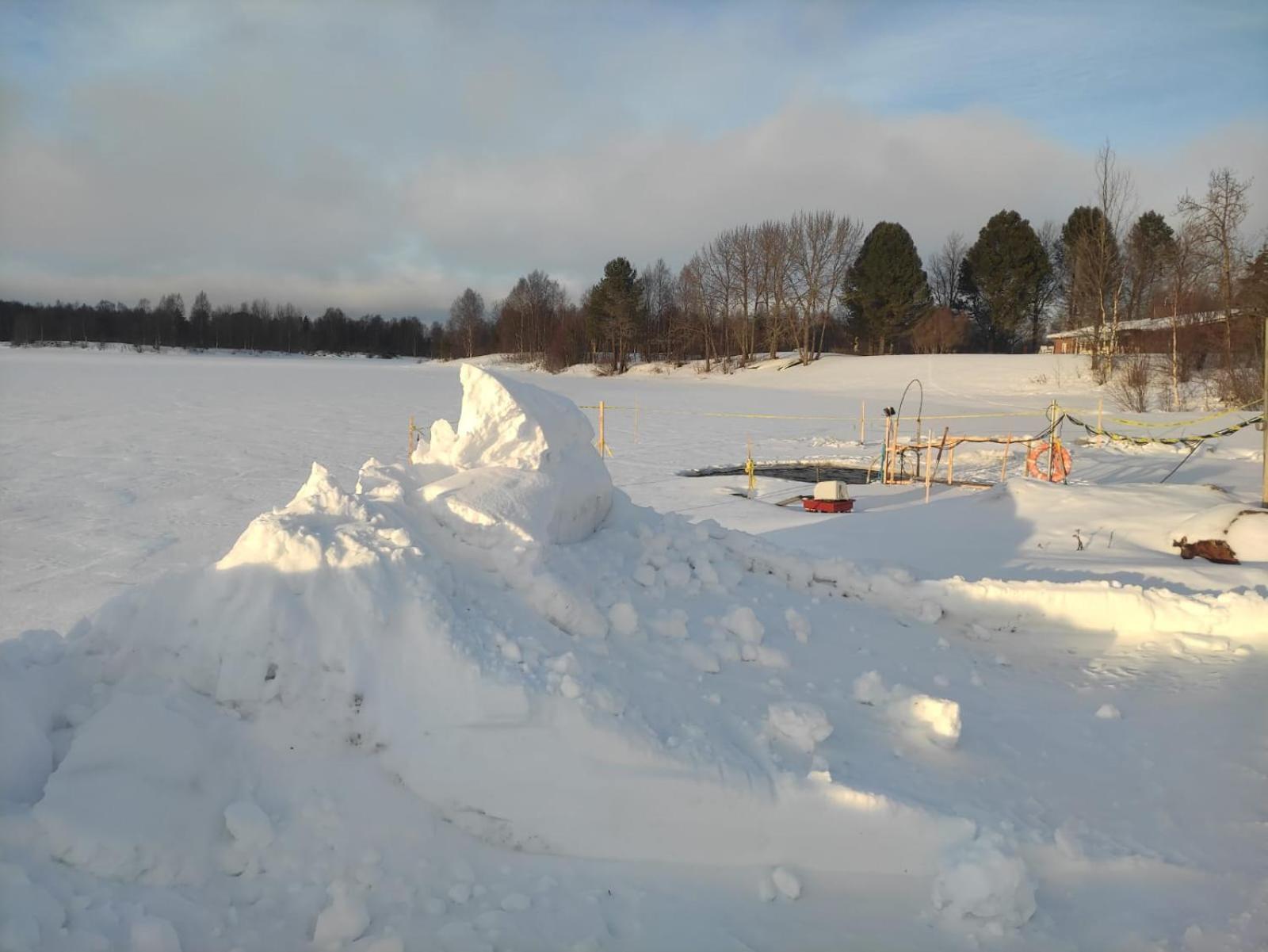 Wanha Kunnantalo Apartment Pudasjarvi Bagian luar foto